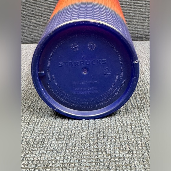 Starbucks 2022 Summer Watermelon Pink Blue Grid Tumbler24 oz - Picture 5 of 6